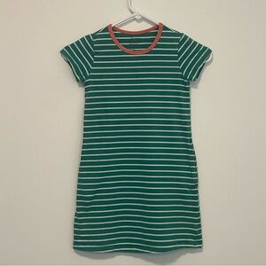 Lili Arnold for Mightly, Girls’ Green & White Striped Dress, size 8